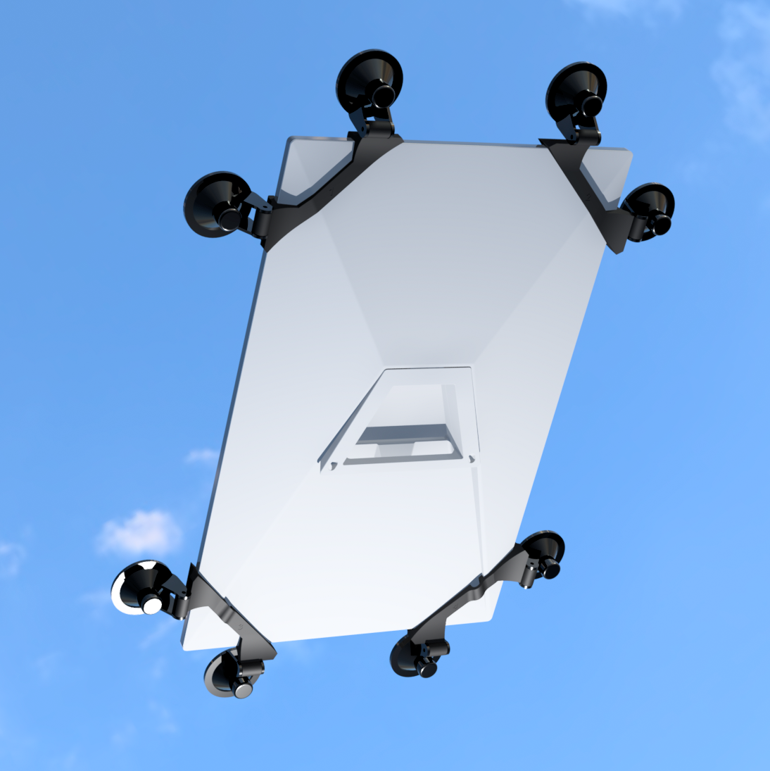 Starlink Gen3 Suction Cup Mount - Residential Gen 3 Rev4 Standard UTA-232 - Panoramic Sunroof, Glass, Moonroof, Window System (UV Protected)