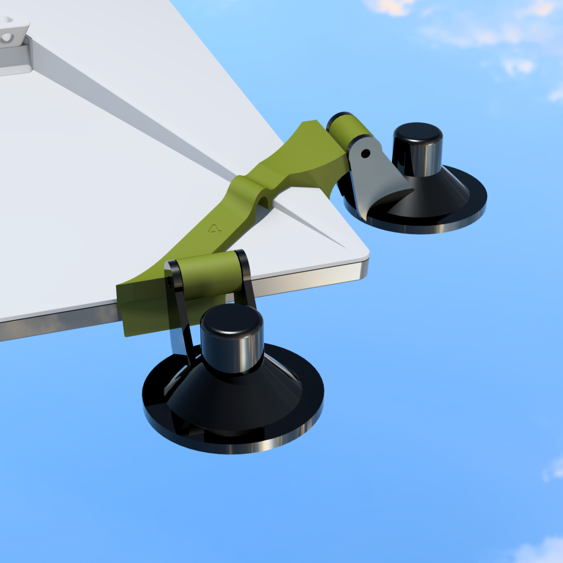 Starlink Gen3 Suction Cup Mount - Residential Gen 3 Rev4 Standard UTA-232 - Panoramic Sunroof, Glass, Moonroof, Window System (UV Protected)