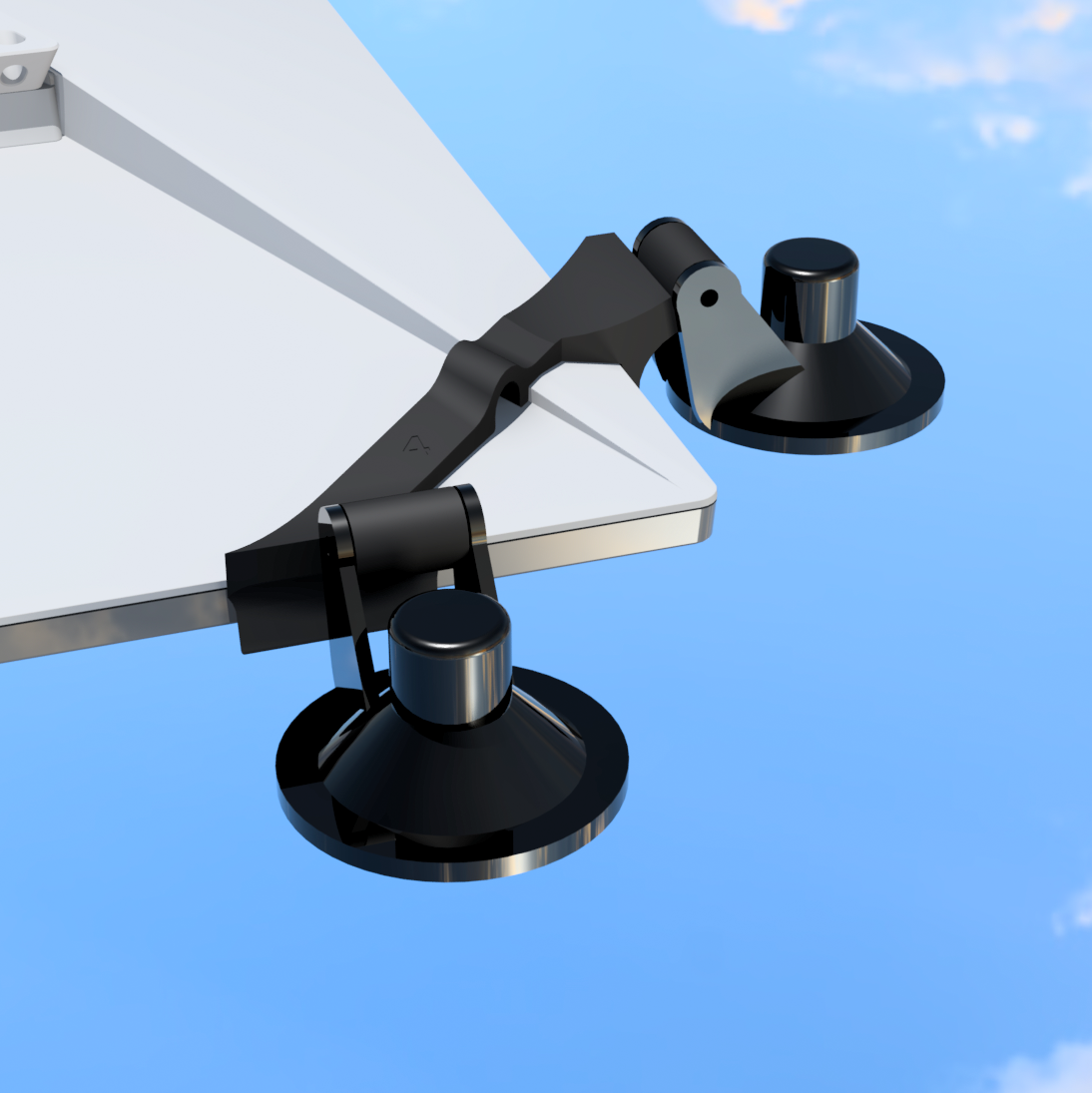 Starlink Gen3 Suction Cup Mount - Residential Gen 3 Rev4 Standard UTA-232 - Panoramic Sunroof, Glass, Moonroof, Window System (UV Protected)