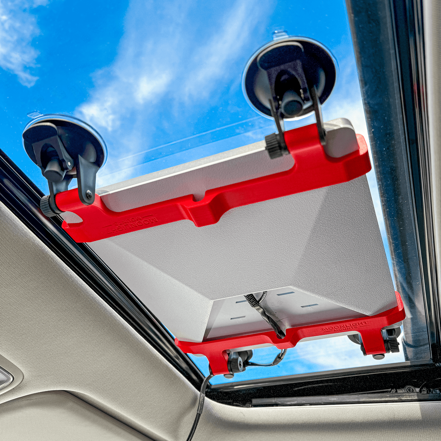 Starlink Mini Suction Cup Mount - Sunroof, Glass Window Mount (UV Protected) - Moonlight Mounts LLC