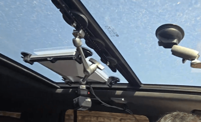 Starlink Mini Suction Cup Mount - Sunroof, Glass Window Mount (UV Protected) - Moonlight Mounts LLC