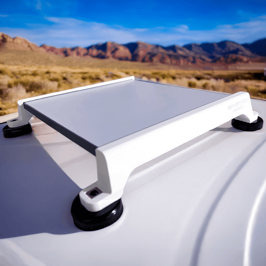 Magnetic mount for Starlink Mini with four 48 lb encased ceramic magnets