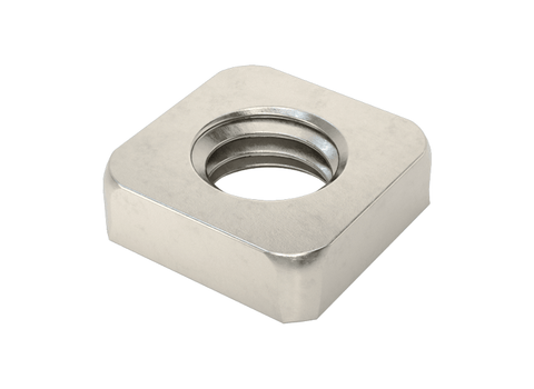 18-8 Stainless Steel Thin Square Nut M8 x 1.25 mm Thread