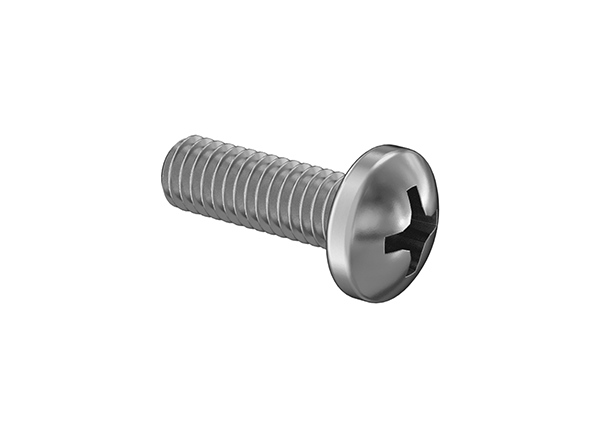 316 Stainless Steel Pan Head Phillips Screw - M4 x 0.70 mm Thread, 12mm Long - Moonlight Mounts LLC