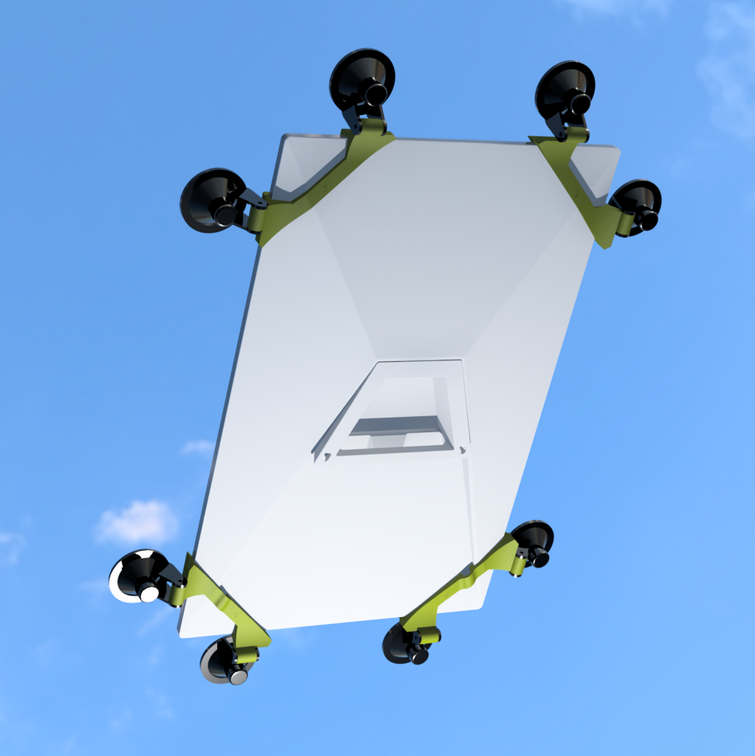 Starlink Gen3 Suction Cup Mount - Residential Gen 3 Rev4 Standard UTA-232 - Panoramic Sunroof, Glass, Moonroof, Window System (UV Protected)