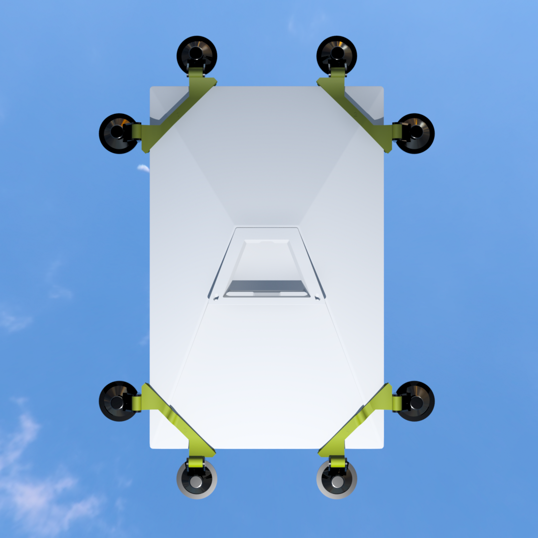 Starlink Gen3 Suction Cup Mount - Residential Gen 3 Rev4 Standard UTA-232 - Panoramic Sunroof, Glass, Moonroof, Window System (UV Protected)