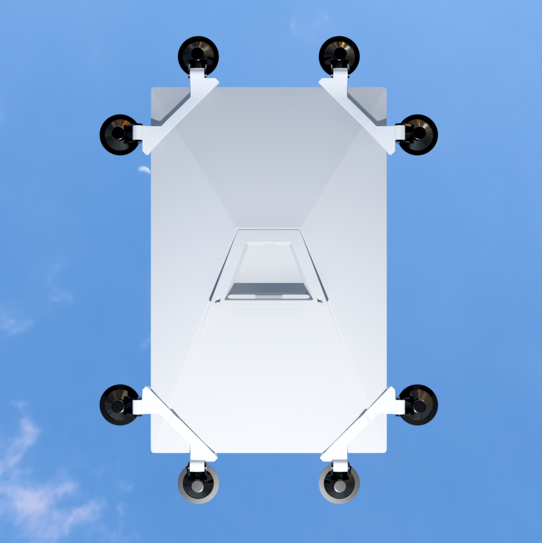 Starlink Gen3 Suction Cup Mount - Residential Gen 3 Rev4 Standard UTA-232 - Panoramic Sunroof, Glass, Moonroof, Window System (UV Protected)