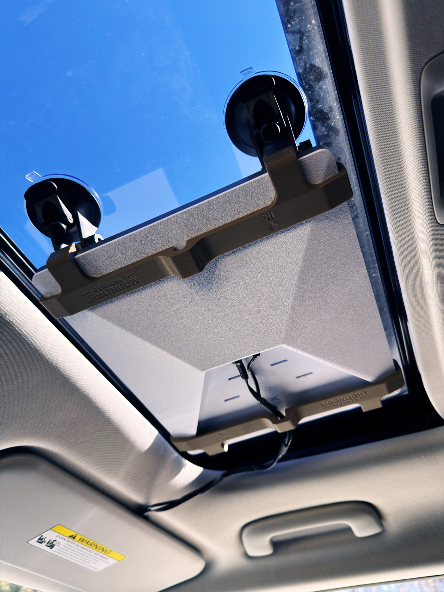 Starlink Mini Suction Cup Mount - Compact Edition for Small Sunroofs, Boat Hatches (UV Protected)