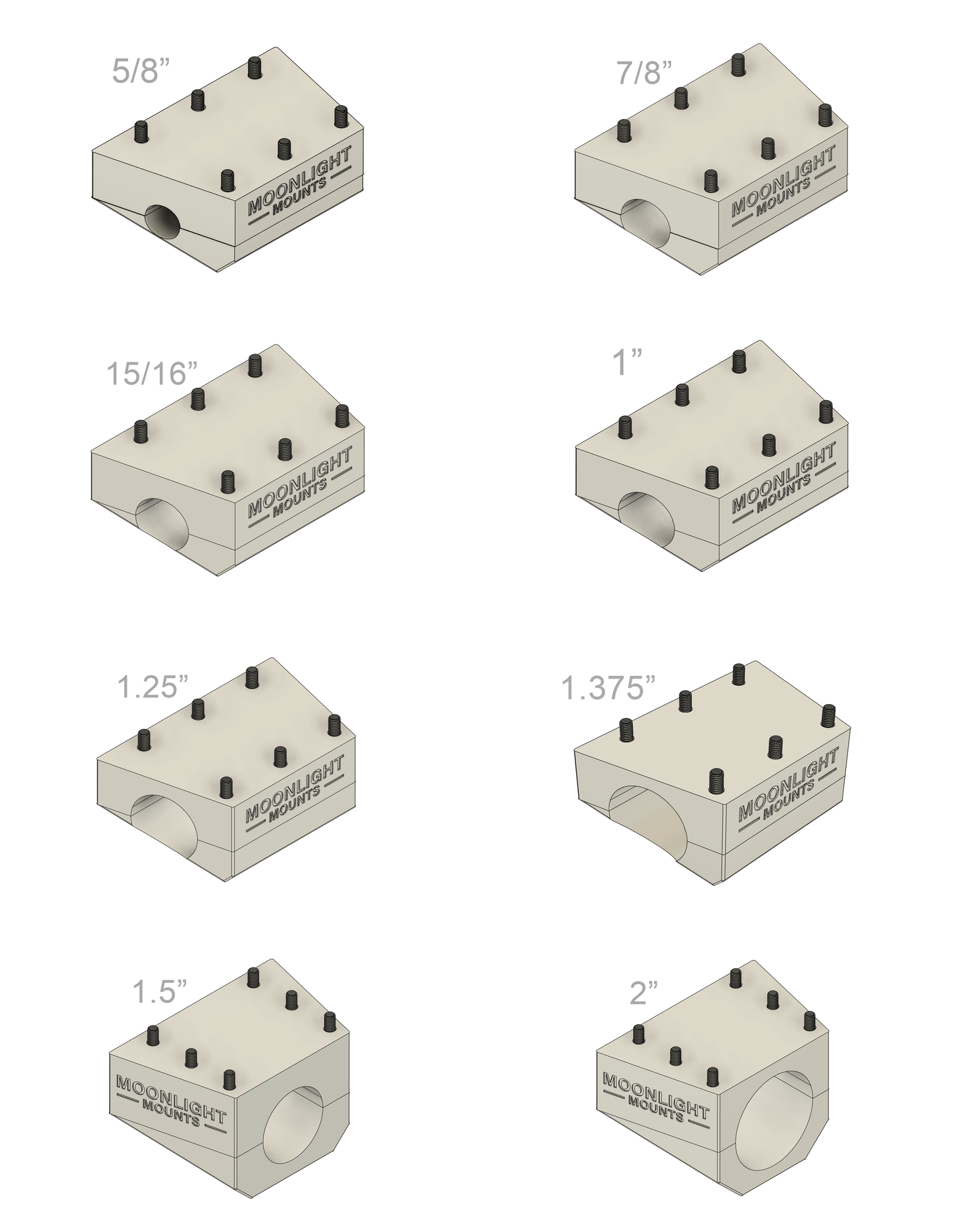 Starlink Mini Marine Rail Mount - Multi-Size Pole System (UV Protected)