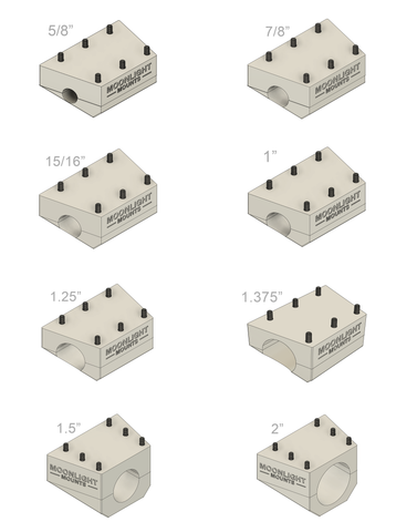 Rail Mount Add-on / Replacement Pole Bracket for Starlink Mini