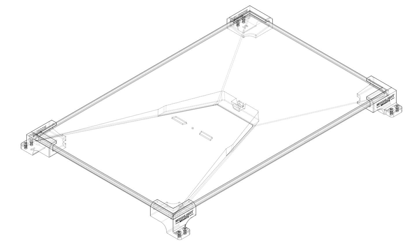 Starlink Gen 3 Screw In Mount - Moonlight Mounts LLC