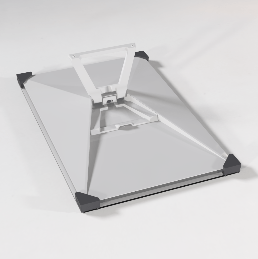 Starlink Gen3 Hail Guard and Impact Resistant 4.5mm Polycarbonate Shield - Residential Gen 3 Rev4 Standard UTA - 232 (UV Protected) - Moonlight Mounts LLC