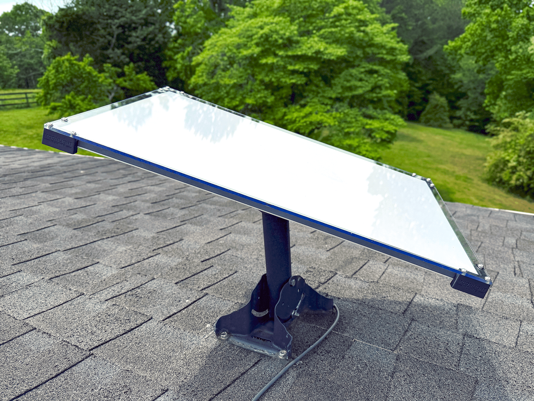Starlink Gen3 Hail Guard and Impact Resistant 4.5mm Polycarbonate Shield - Residential Gen 3 Rev4 Standard UTA - 232 (UV Protected) - Moonlight Mounts LLC