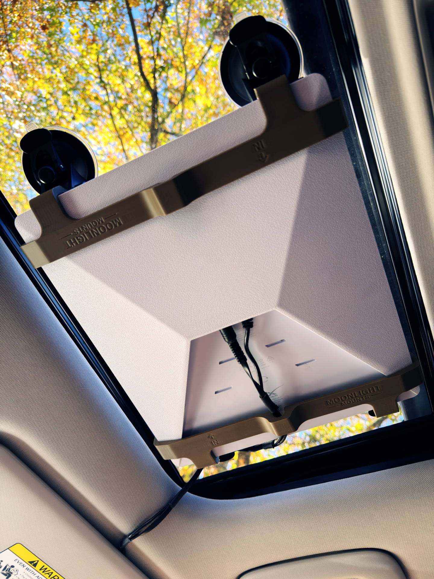 Starlink Mini Suction Cup Mount - Compact Edition for Small Sunroofs, Boat Hatches (UV Protected)