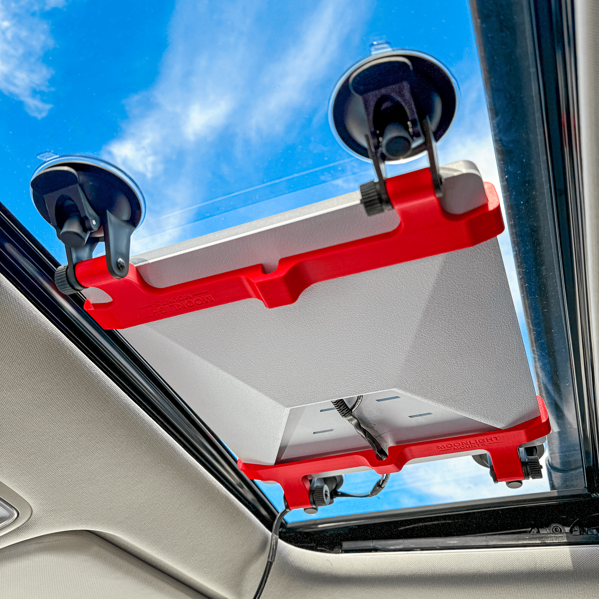Starlink Mini Suction Cup Mount - Sunroof, Glass Window Mount (UV Protected) - Moonlight Mounts LLC