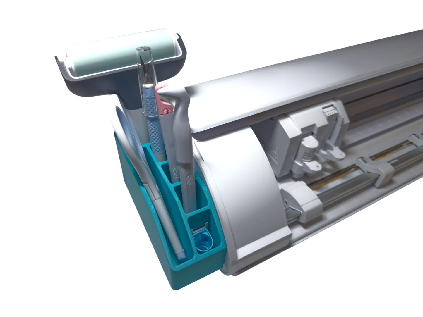 Tool Holder for Silhouette CAMEO 5α (5 Alpha) - Craft Tool Organizer Caddy - Side Mount Storage